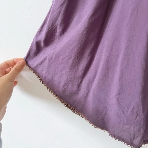 HostPick Aritzia Wilfred Allier Dress Mauvish Purple Sleeveless Mini Flowy Sz XS - Picture 4 of 16